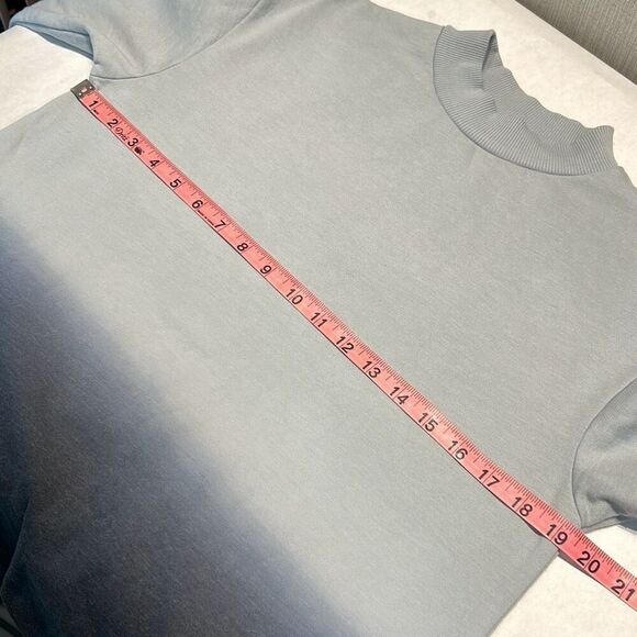 Bp. Womens Blue Dip Dye Crewneck Cotton Blend Sweatshirt Sz Small - Picture 4 of 5